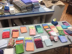 auditioning fabrics